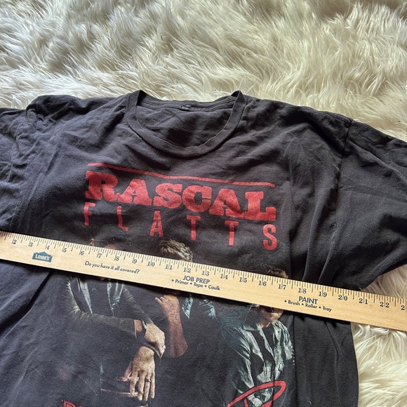 Rascal Flatts 2013 Tour Tshirt L distressed torn holes faded stained - Picture 5 of 5